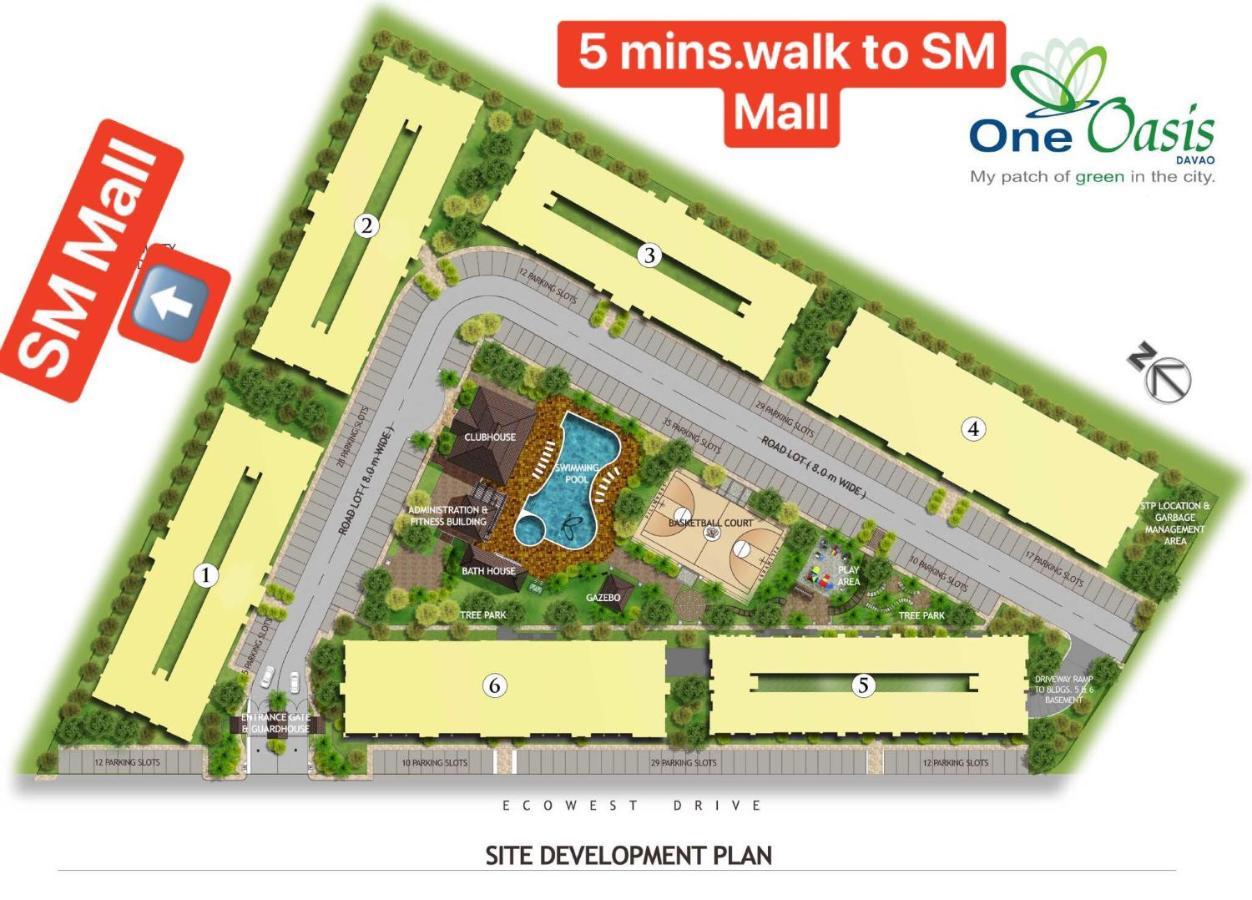 Davao 2Br One Oasis Beside Sm Mall-Wifi Exterior foto